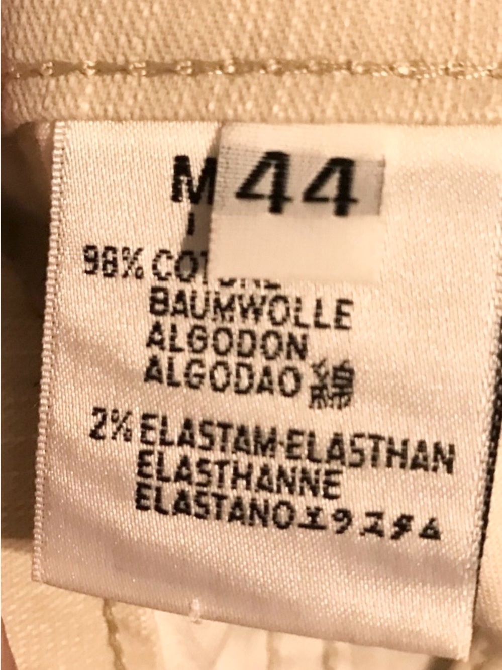 Angelo Marani Italy White Crystal Embellished Stretch Jeans Designer Denim Sz 8 - Picture 15 of 16
